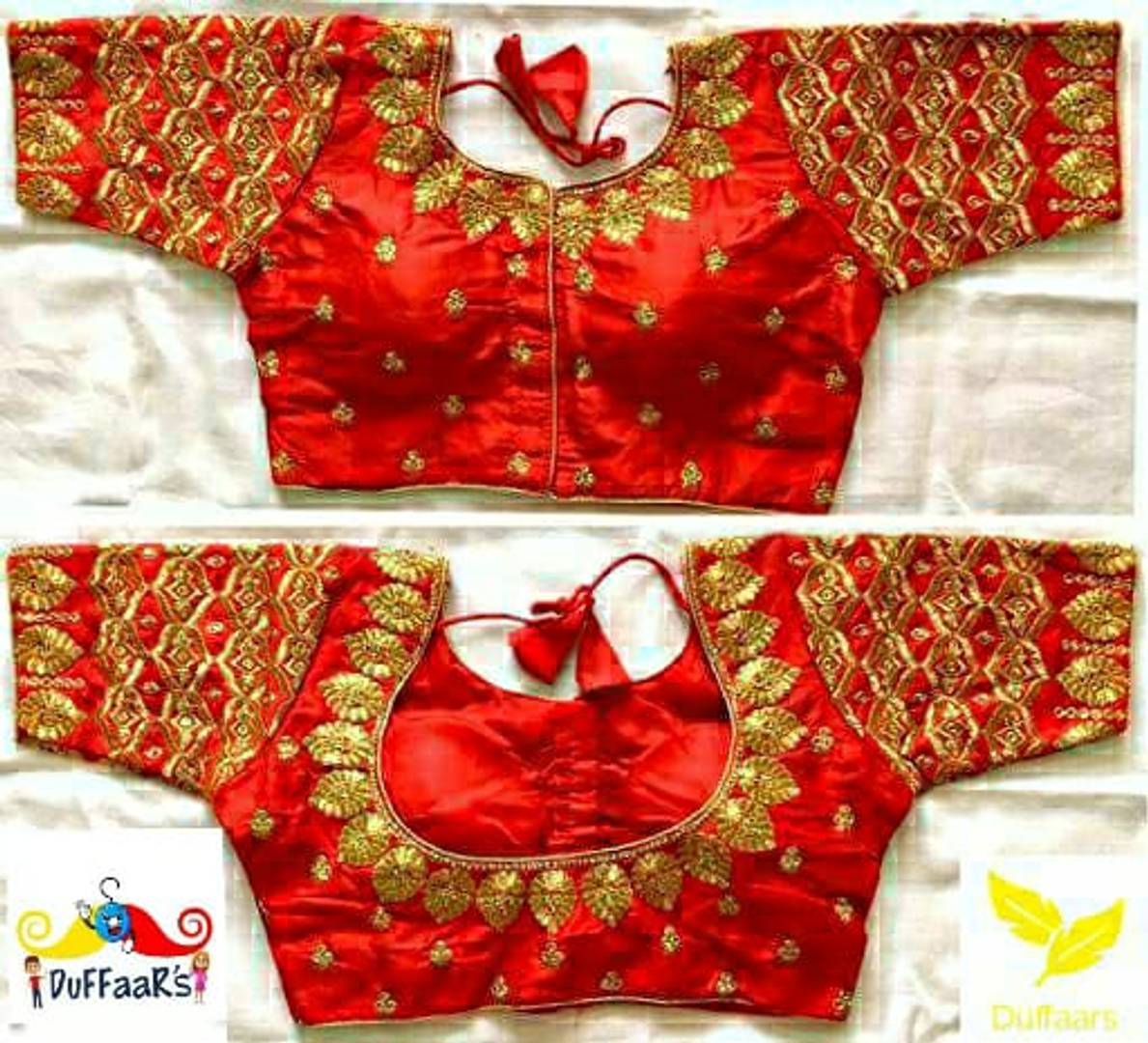 Women's Phantom Silk Embroidered Stitched Blouse
